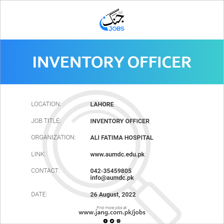 Inventory Officer