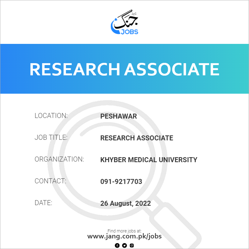 Research Associate 
