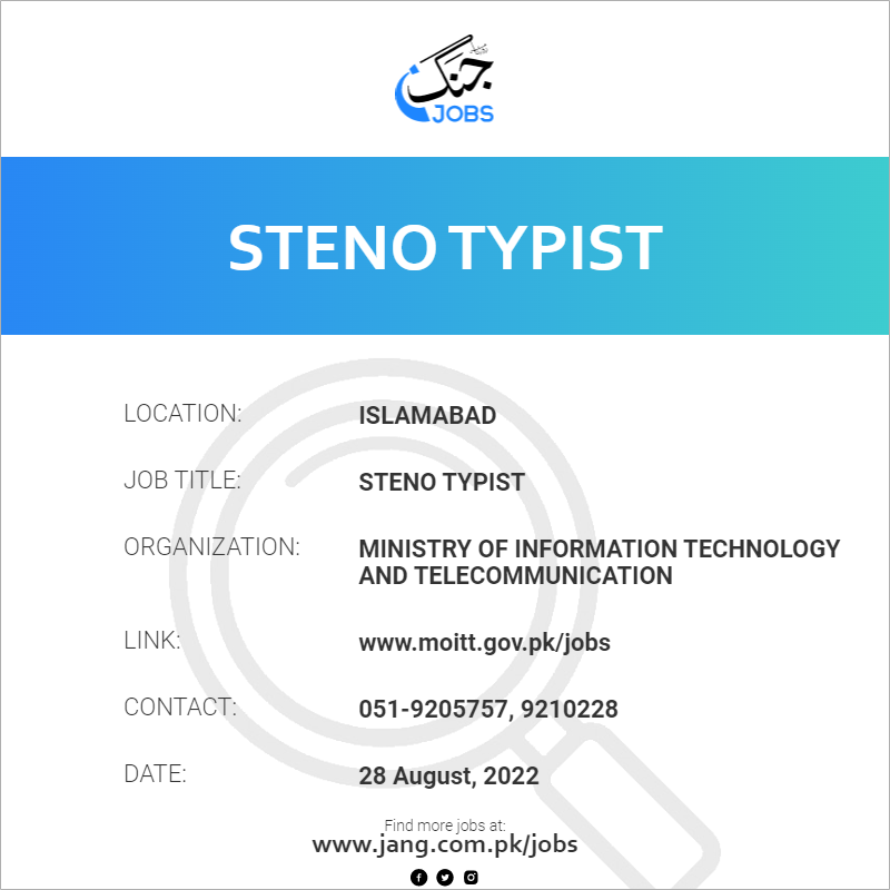 Steno typist