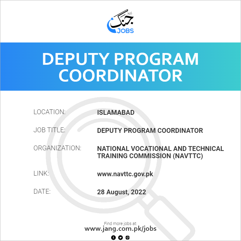 Deputy Program Coordinator