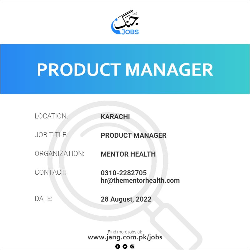 Product Manager