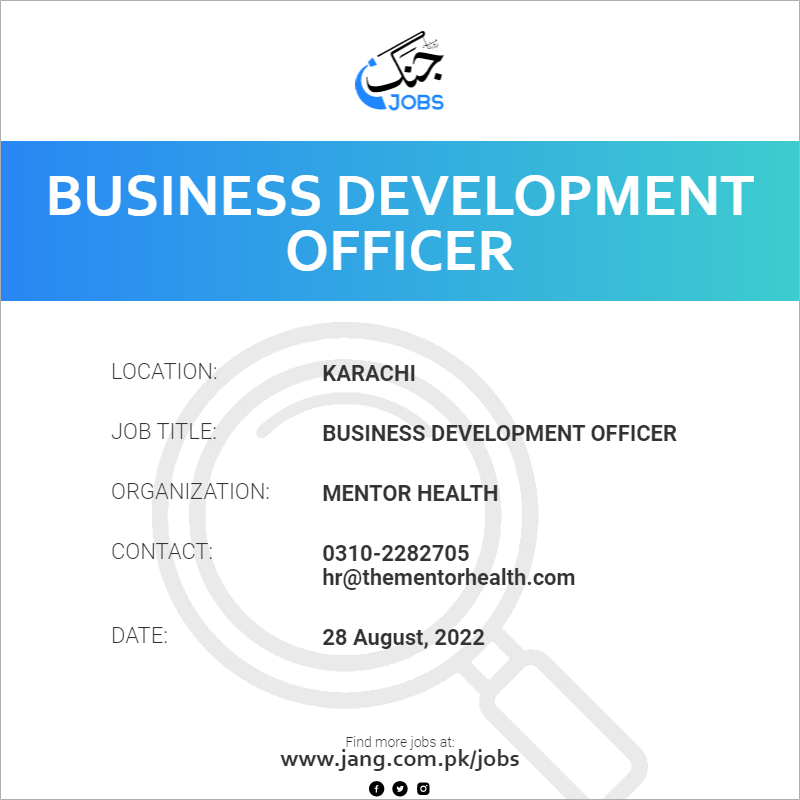 Business Development Officer