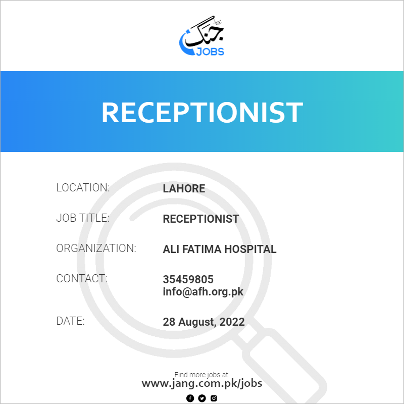 Receptionist