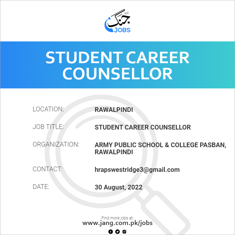 Student Career Counsellor