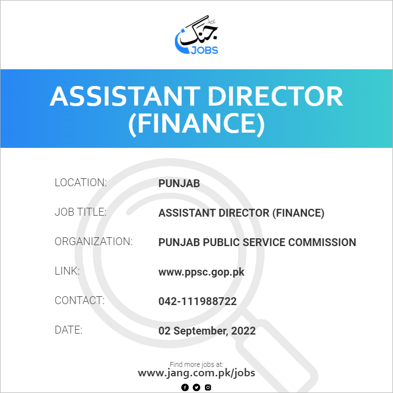 Assistant Director Finance Salary