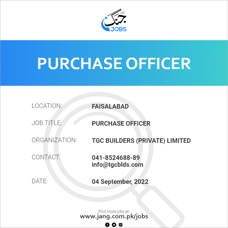 Purchase Officer