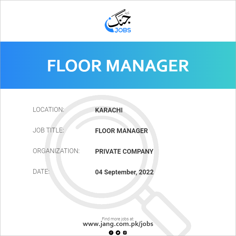 Floor Manager