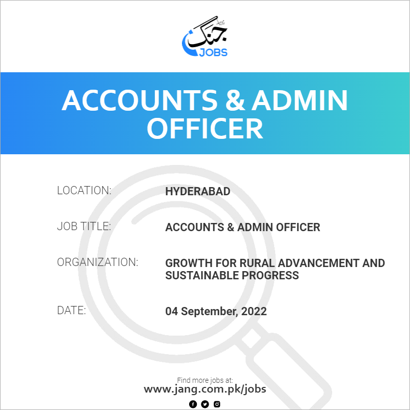 Accounts & Admin Officer