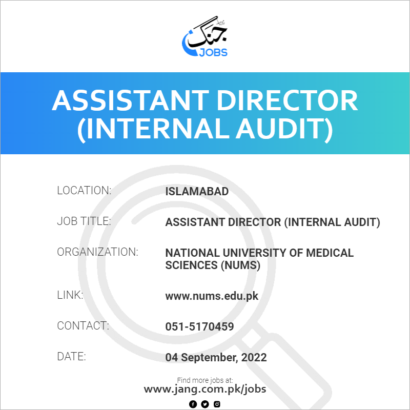 Assistant Director (Internal Audit)