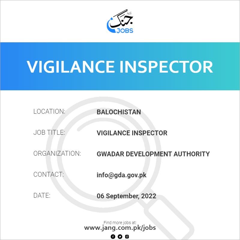 Vigilance Inspector