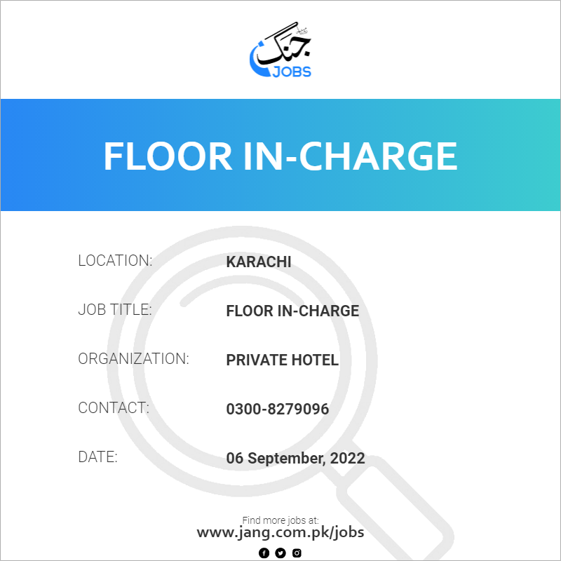Floor In-Charge