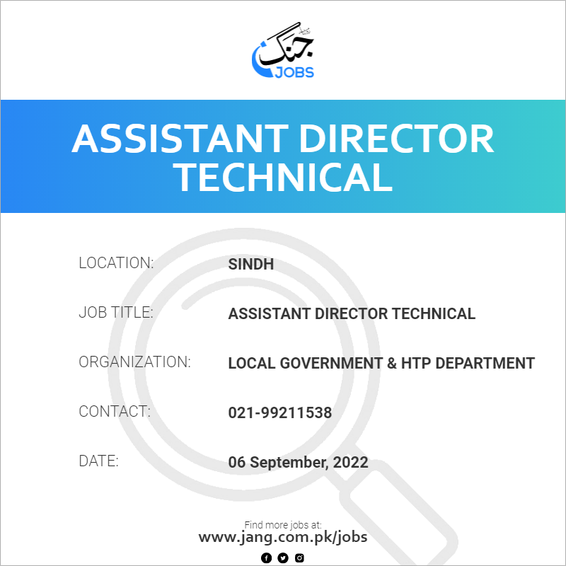 Assistant Director Technical