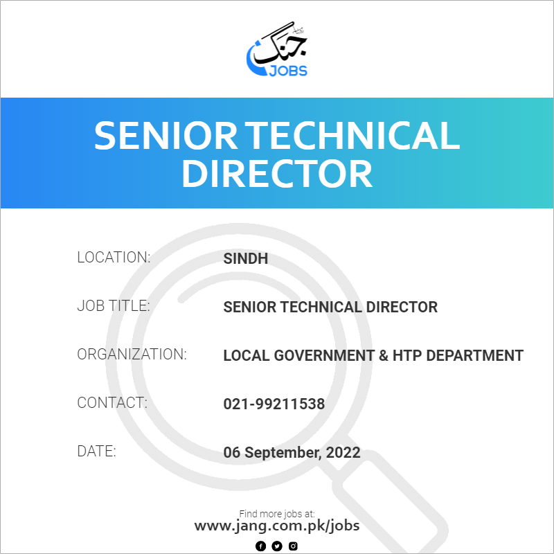 Senior Technical Director