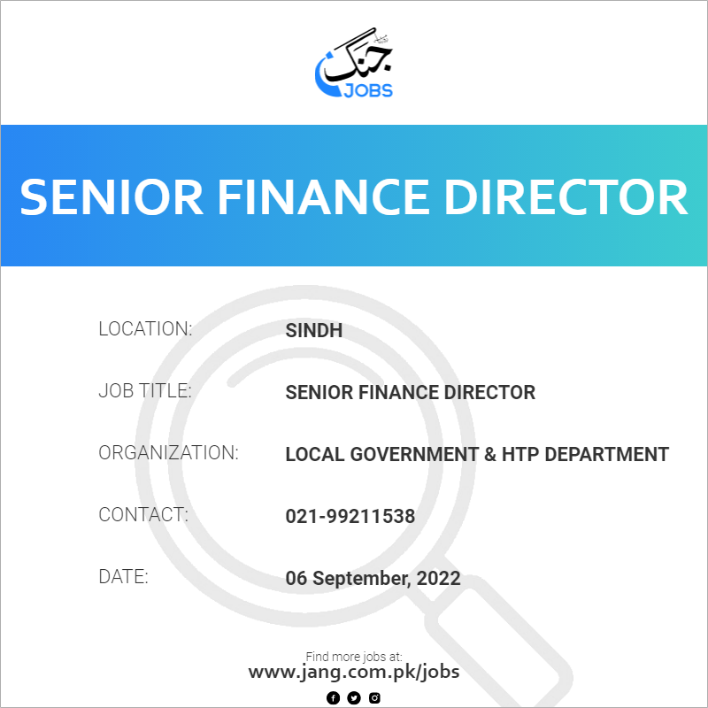 Senior Finance Director