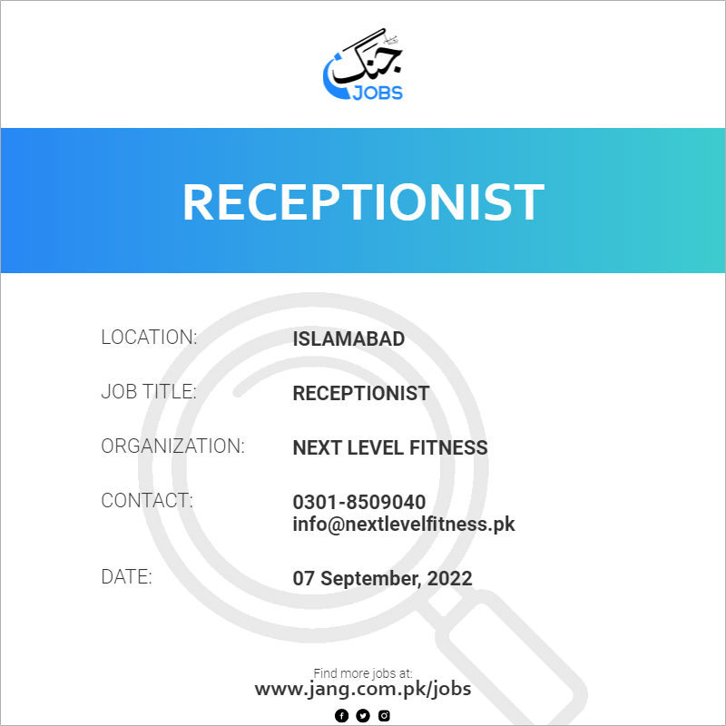 Receptionist