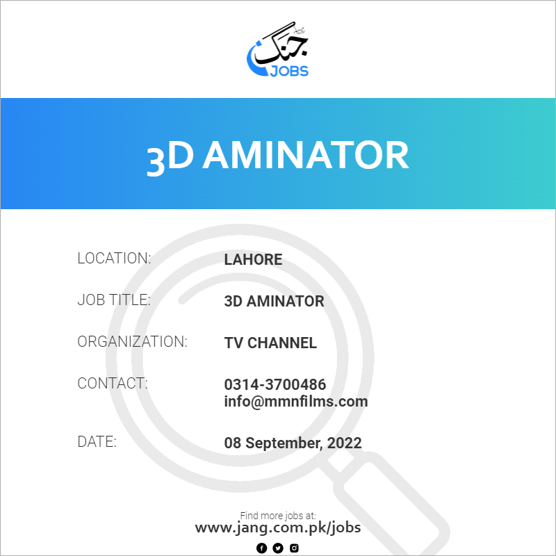 3D Aminator