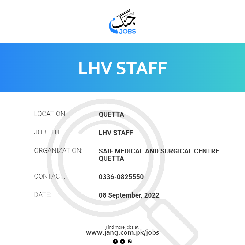 LHV Staff