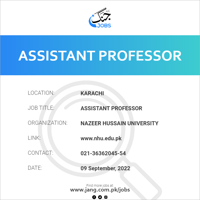 Assistant Professor