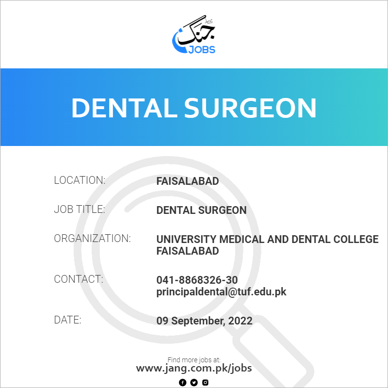 Dental Surgeon