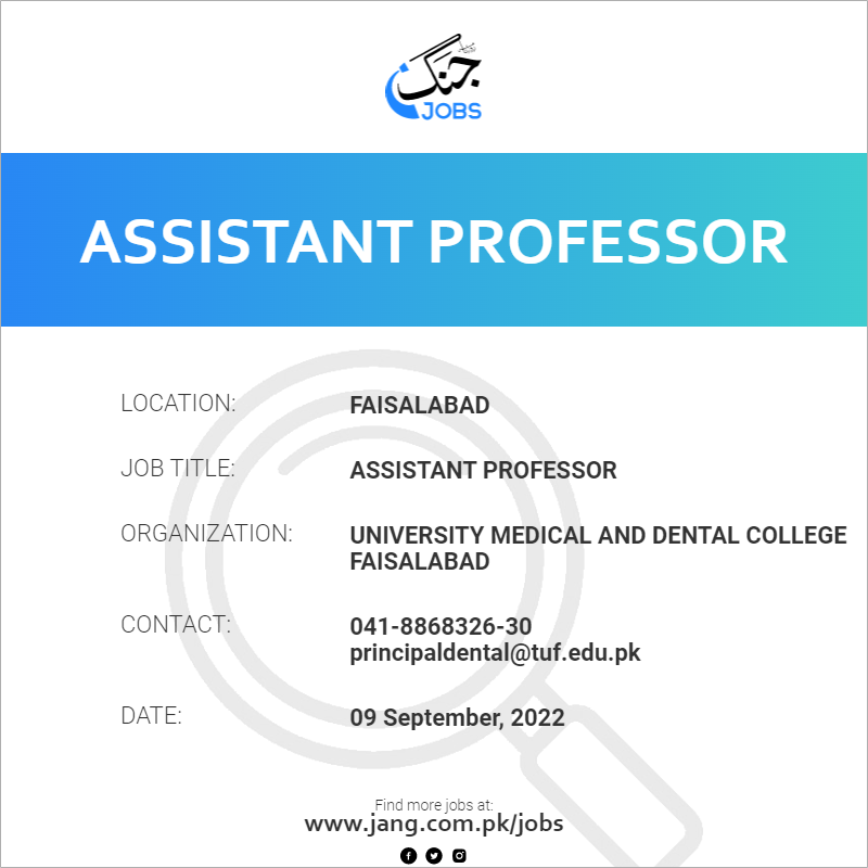 Assistant Professor