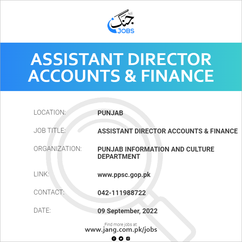 assistant-director-accounts-finance-job-punjab-information-and