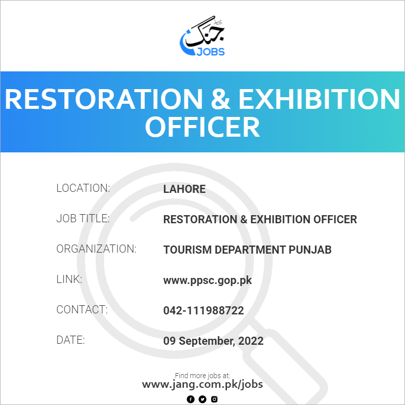 Restoration & Exhibition Officer