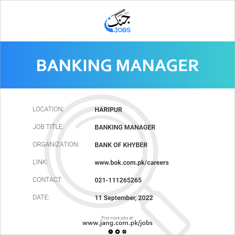Banking Manager
