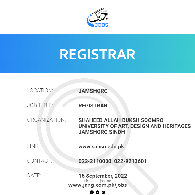 Registrar