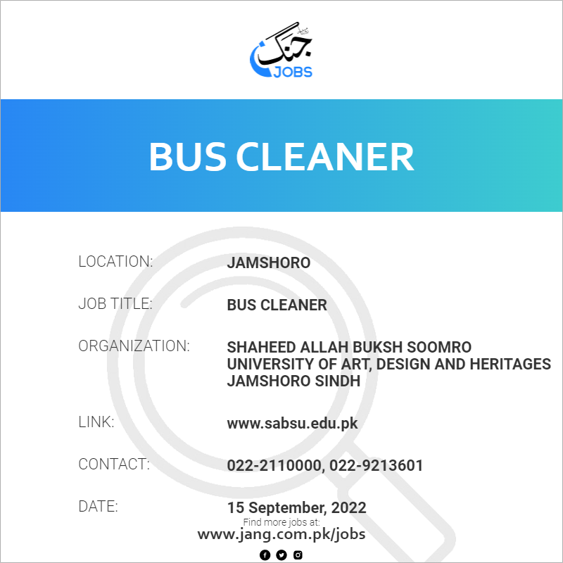 Bus Cleaner