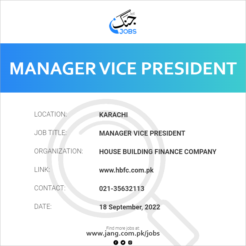 Manager Vice President