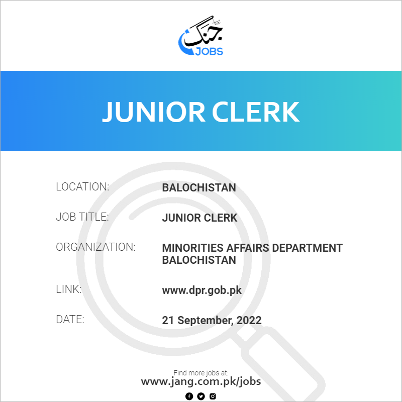 Junior Clerk