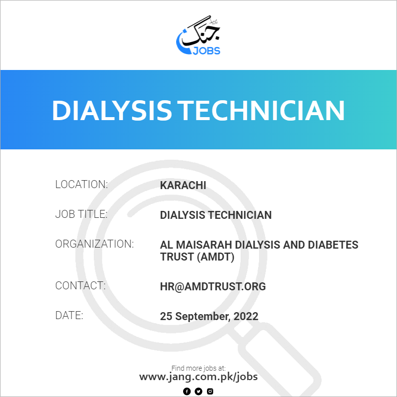 Dialysis Technician