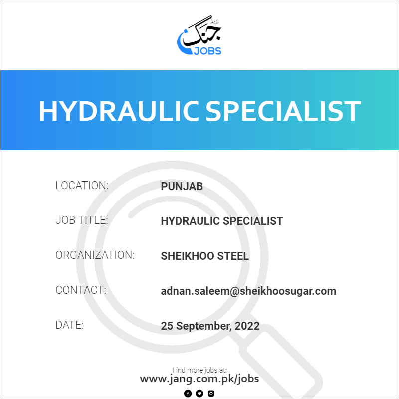 Hydraulic Specialist