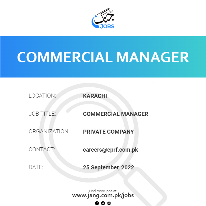 commercial-manager-job-private-company-jobs-in-karachi-52365