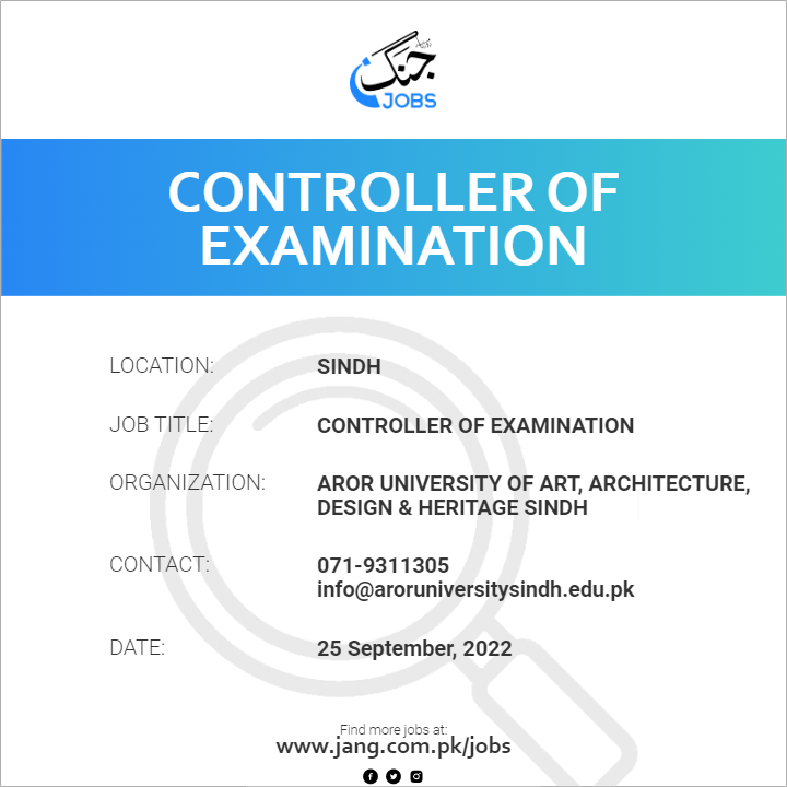 Controller Of Examination