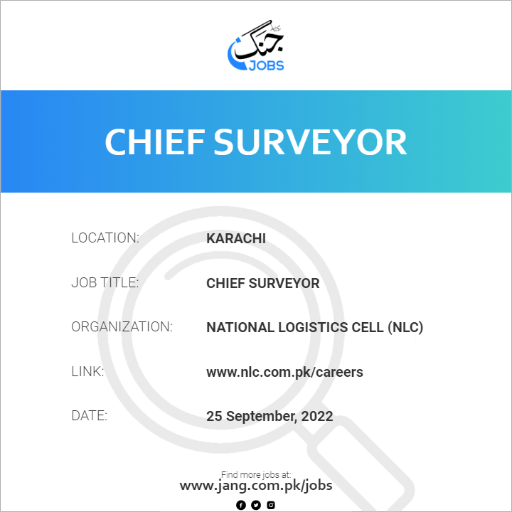 Chief Surveyor