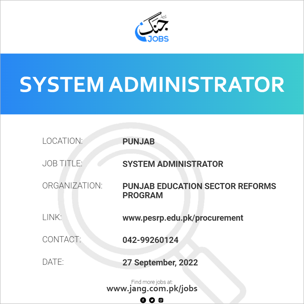 System Administrator