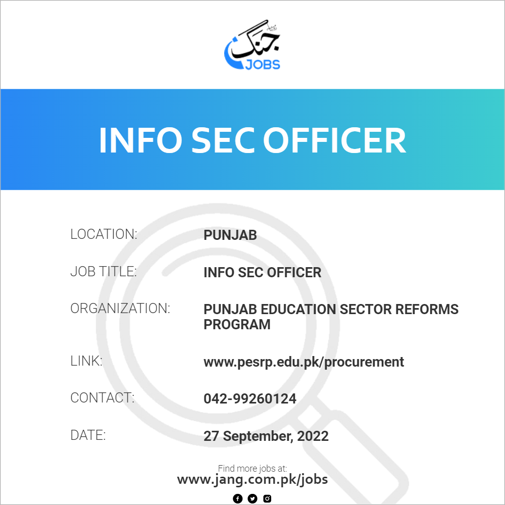 Info Sec Officer