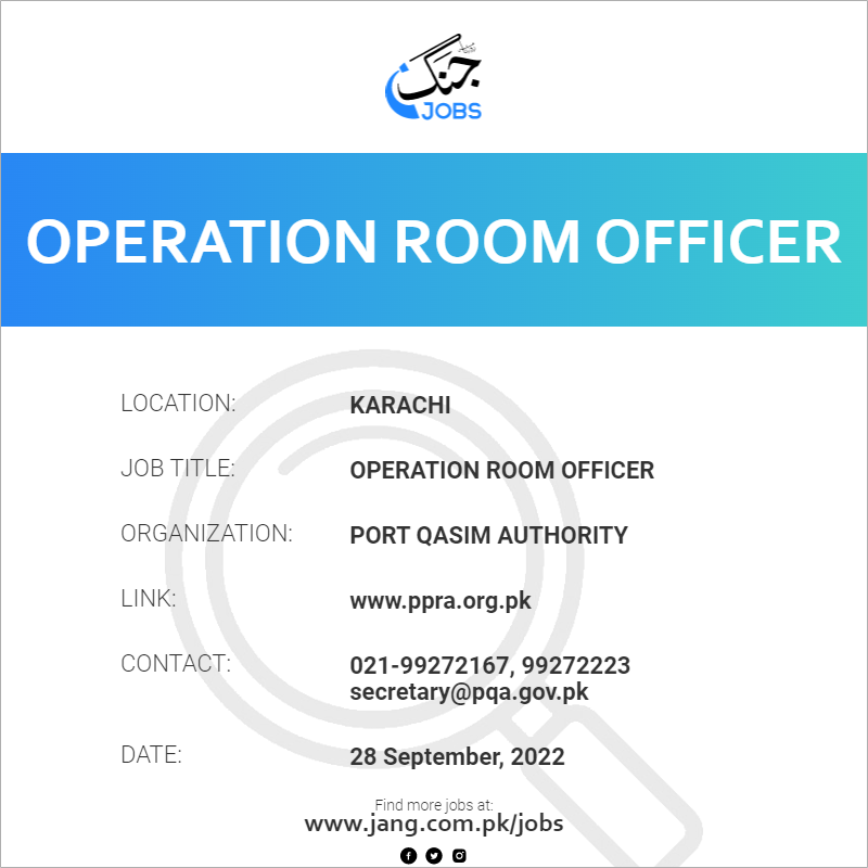 Operation Room Officer