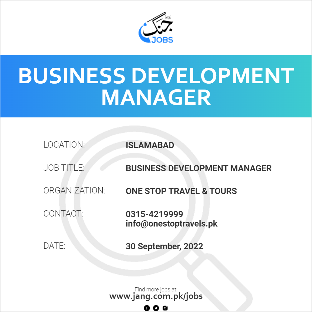 Business Development Manager