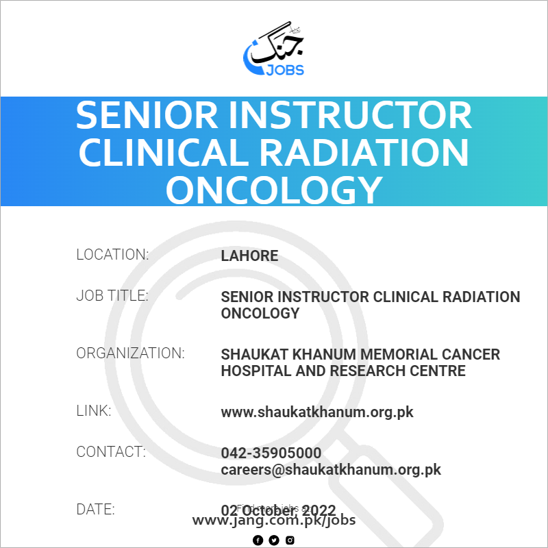 Director Radiation Oncology Jobs