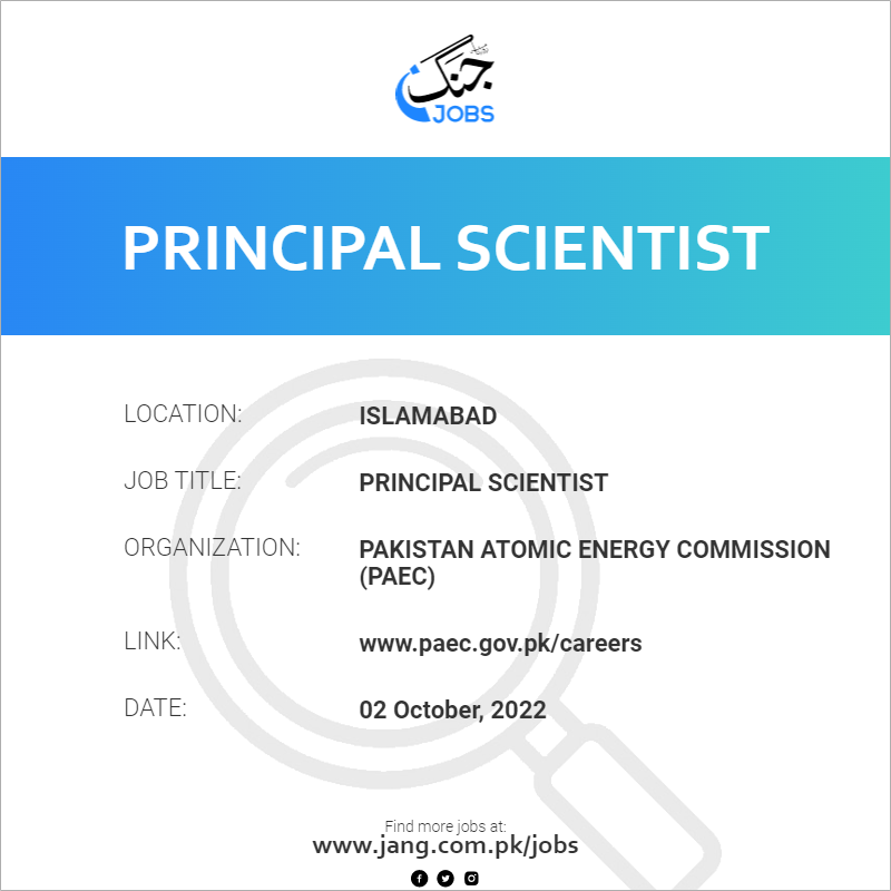 Principal Scientist