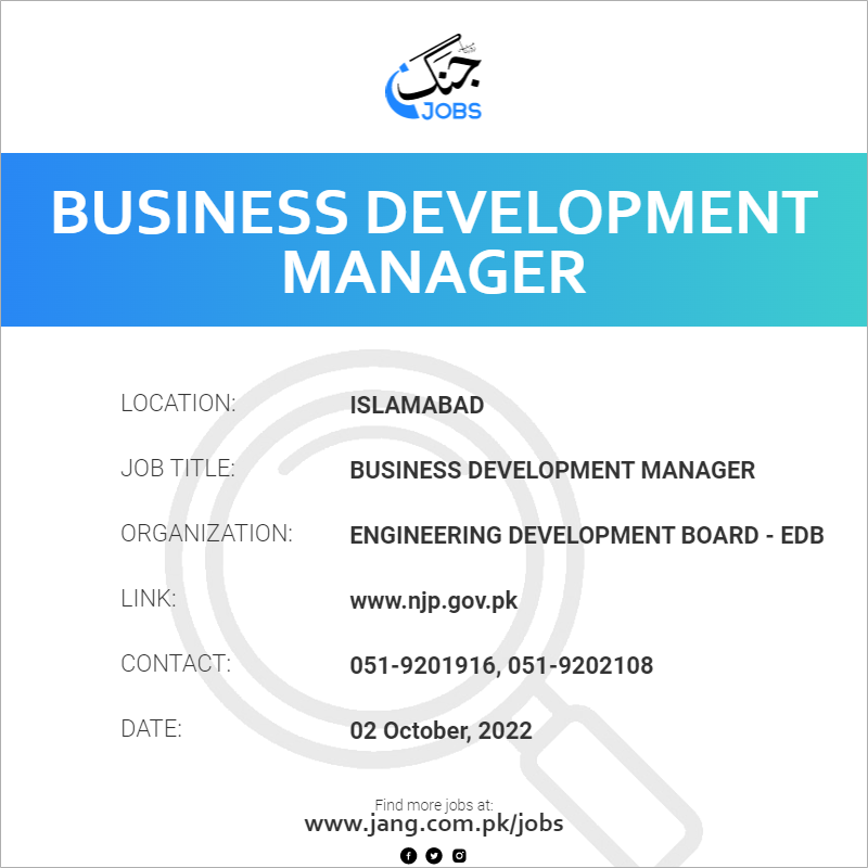 Business Development Manager
