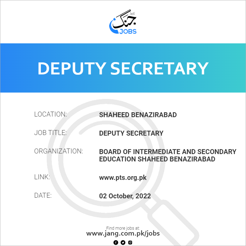 Deputy Secretary
