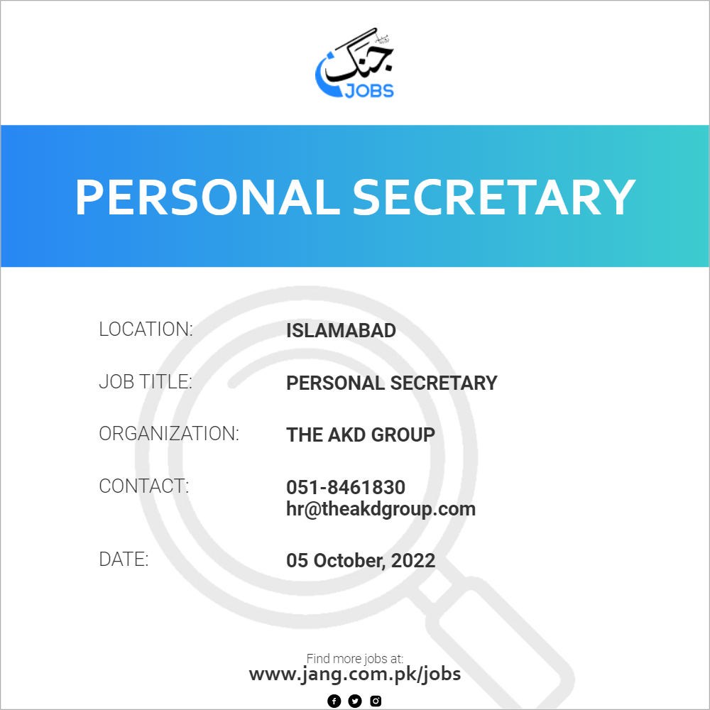 Personal Secretary