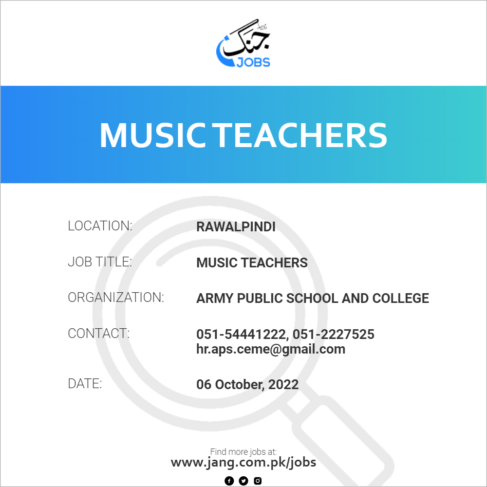 Music Teachers Job Army Public School And College Jobs In iftar-timing-ramadan-2024-image-to-u