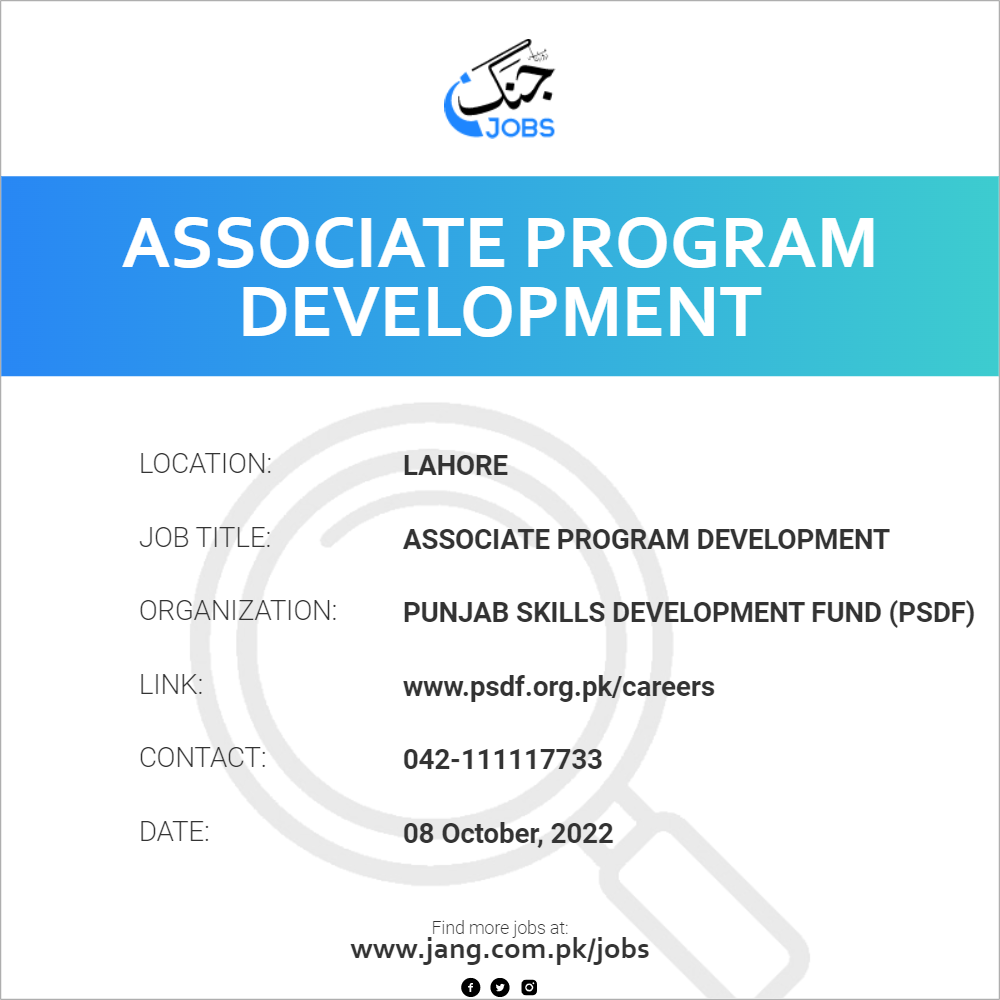 Associate Program Development