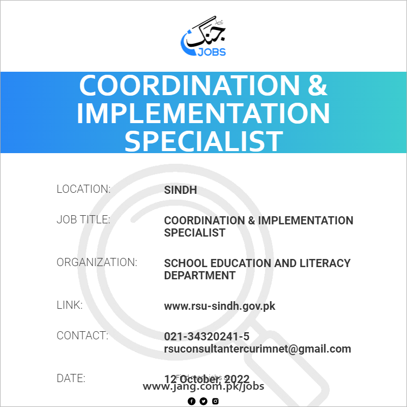 Coordination & Implementation Specialist