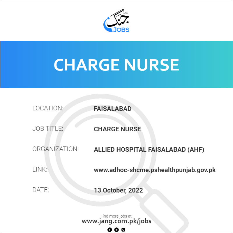 Charge Nurse