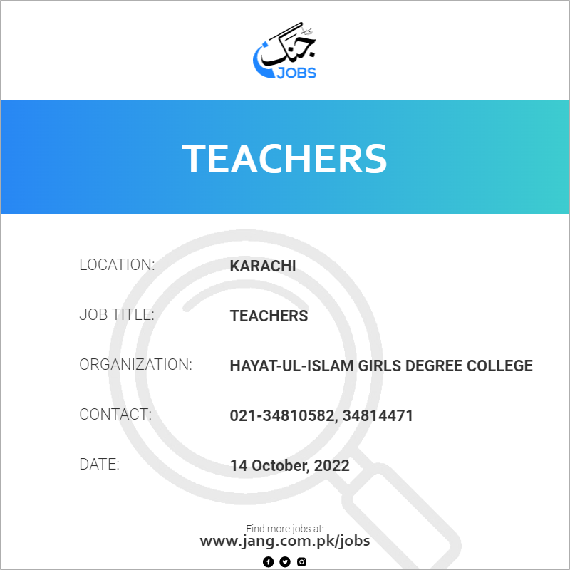 Teachers